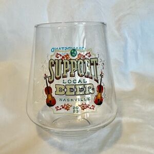 Support Local Beer Glass